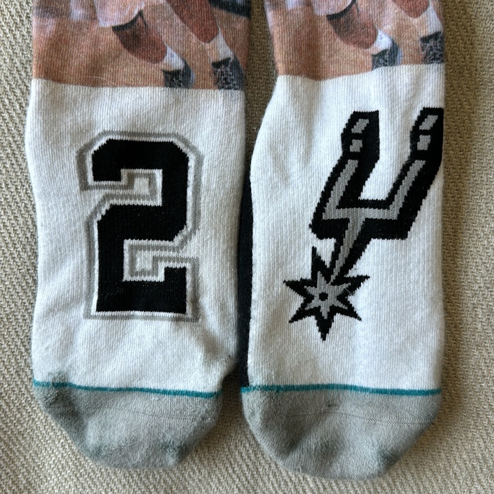 Kawhi Leonard San Antonio Spurs Stance Socks - Picture 5 of 9